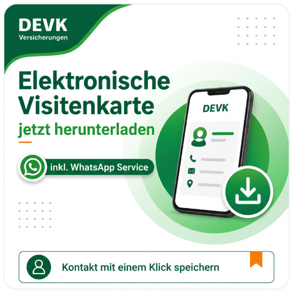Elektronische Visitenkarte der DEVK-Geschäftsstelle Köln Worringen herunterladen